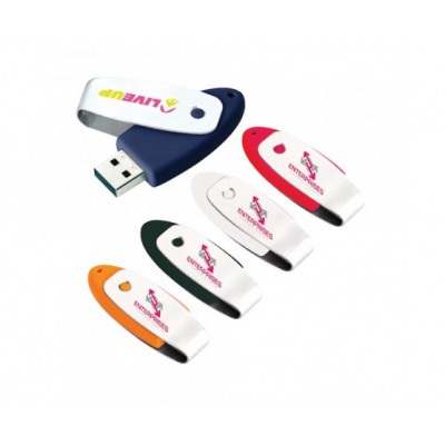 Oval USB 2.0 Flash Drive - 2GB
