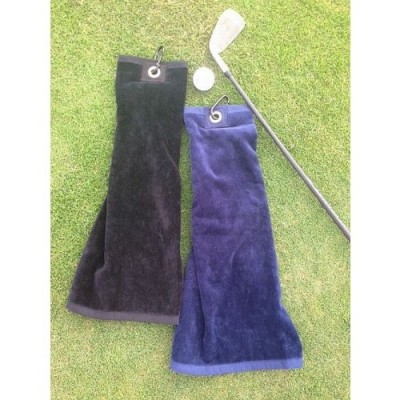 Simba Towels Luxury Velour Golf Towel With Caribiner | GL146