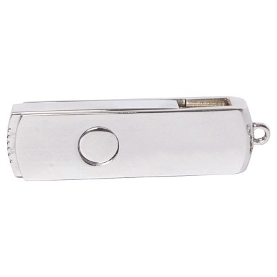 Promotional Solutions IT Rabin Metal Swivel Flash Drive