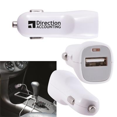 Logo Line Single USB Outlet Car Charger | LL0008