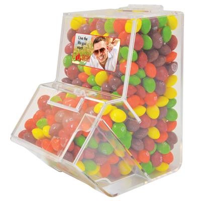 Logo Line Assorted Fruit Skittles in Dispenser | LL0383