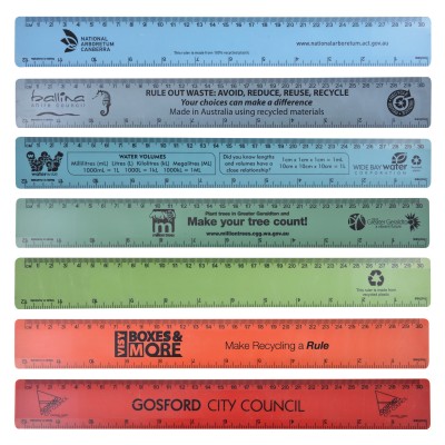 Echo Rule Recycled Plastic Ruler 30cm