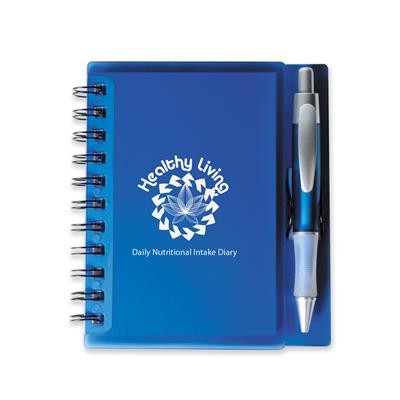 Logo Line Merchant Spiral Notebook with Pen | LL2706