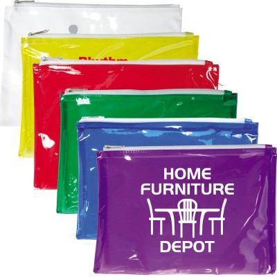 PVC Organiser / Pencil Case with Zipper