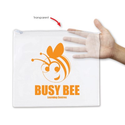 Large PVC Pouch / Organiser with Zipper