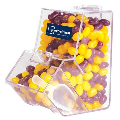 Logo Line Corporate Colour Mini Jelly Beans in Dispenser | LL4872