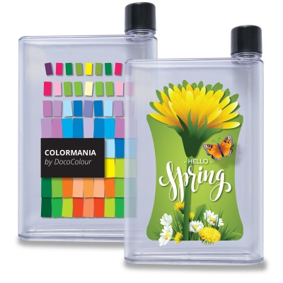 Transparent Flat Drink Bottle - 500ml