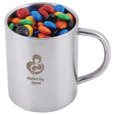 Logo Line M&M's in Double Wall Stainless Steel Barrel Mug | LL8621
