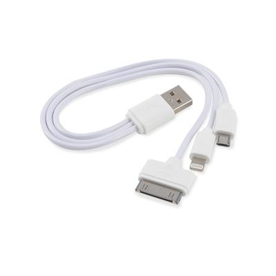 Logo Line 3 in 1 Combo USB Cable USB Cable - Micro, 8 Pin, 30 Pin | LL9086