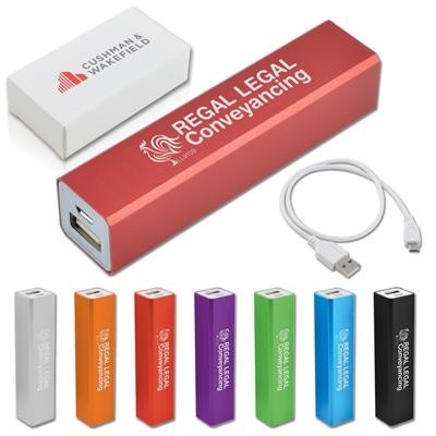 Logo Line Aluminium Velocity Mobile Phone Power Bank | LL9109