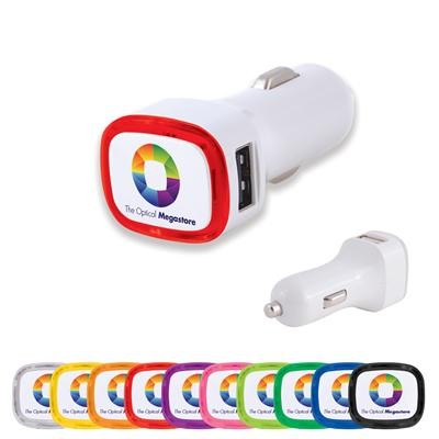 Logo Line Family Light Up Dual USB Car Charger | LL9402