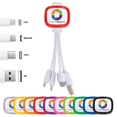 Logo Line Family Light Up 3 in 1 Cable | LL9404