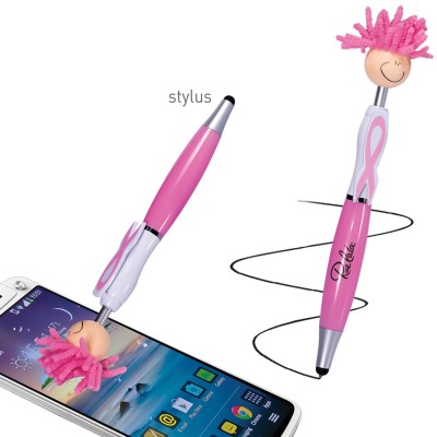 Mop Top Awareness Ribbon Ballpoint Pen / Stylus