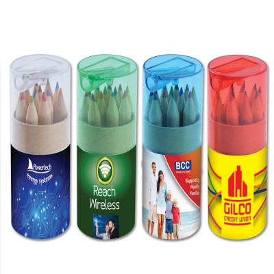 Coloured Pencils in Custom Design Tube