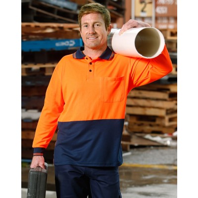 Winning Spirit High Visibility Long Sleeve Polo