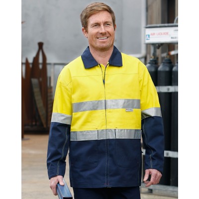 Winning Spirit Hi-Vis Cotton Jacket with 3M Tapes