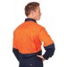 HiVis Cool-Breeze Vertical Vented Cotton Shirt - Long sleeve