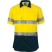 Hivis Two Tone Drill Shirt With 3m 8906 R/tape - Short Sleeve