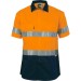 Hivis Two Tone Drill Shirt With 3m 8906 R/tape - Short Sleeve