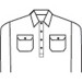 HiVis Two Tone Closed Front Cotton Shirt with 3M R/Tape