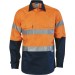 HiVis Two Tone Closed Front Cotton Shirt with 3M R/Tape