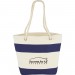 Capri Stripes Cotton Shopper Tote