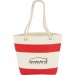 Capri Stripes Cotton Shopper Tote