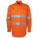 Hi Vis L/S (D+N) 190g Close Front Shirt