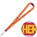 High Caliber 19mm Woven Text Recycled Lanyard