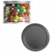Logo Line Assorted Colour Mini Jelly Beans in 500ml Drum | LL1065