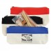 Bamboo Stationery Set in Cotton / Canvas Organiser / Pencil Case