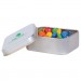 Logo Line M&M's in Silver Rectangular Tin | LL33016