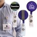 Retractable Name Badge Holder with Metal Clip