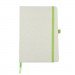 Logo Line Civic A5 Linen Notebook with Elastic Closure | LL5088