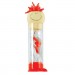 Logo Line Mop Top Earbuds in Clear Tube | LL6169