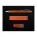 Logo Line Superior Gift Set - Miami Pen, Velocity Power Bank, Swivel Flash Drive | LL8272