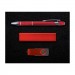 Logo Line Superior Gift Set - Miami Pen, Velocity Power Bank, Swivel Flash Drive | LL8272