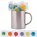 Logo Line Corporate Colour Lollipops in Double Wall Stainless Steel Barrel Mug | LL8630