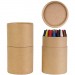 Assorted Colour Crayons in Cardboard Tube