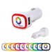 Logo Line Family Light Up Dual USB Car Charger | LL9402