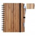Logo Line Bamboo Cover Notebook with Pen | LL9757 