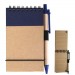 Logo Line Tradie Cardboard Notebook with Pen | LN8334