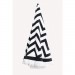Simba Towels Zig Zag Round Towel With Fringe | ZZ115-ST