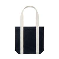 1008 2-tone carrie tote navy/cream