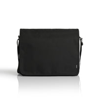 1027 recycled messenger bag black