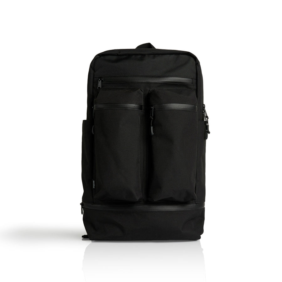 1030 recycled travel backpack black