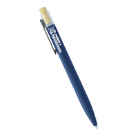 Recycled Aluminium Pen w/ Bamboo Clicker