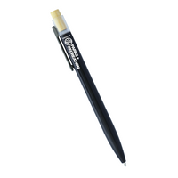 Recycled Aluminium Pen w/ Bamboo Clicker