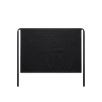 1081 canvas half apron black