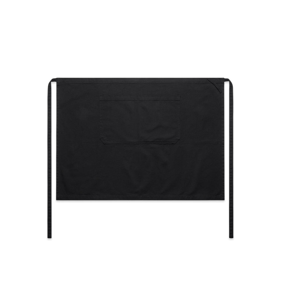 1081 canvas half apron black